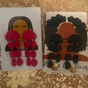 Bold Statement Earrings by Maijas Creations